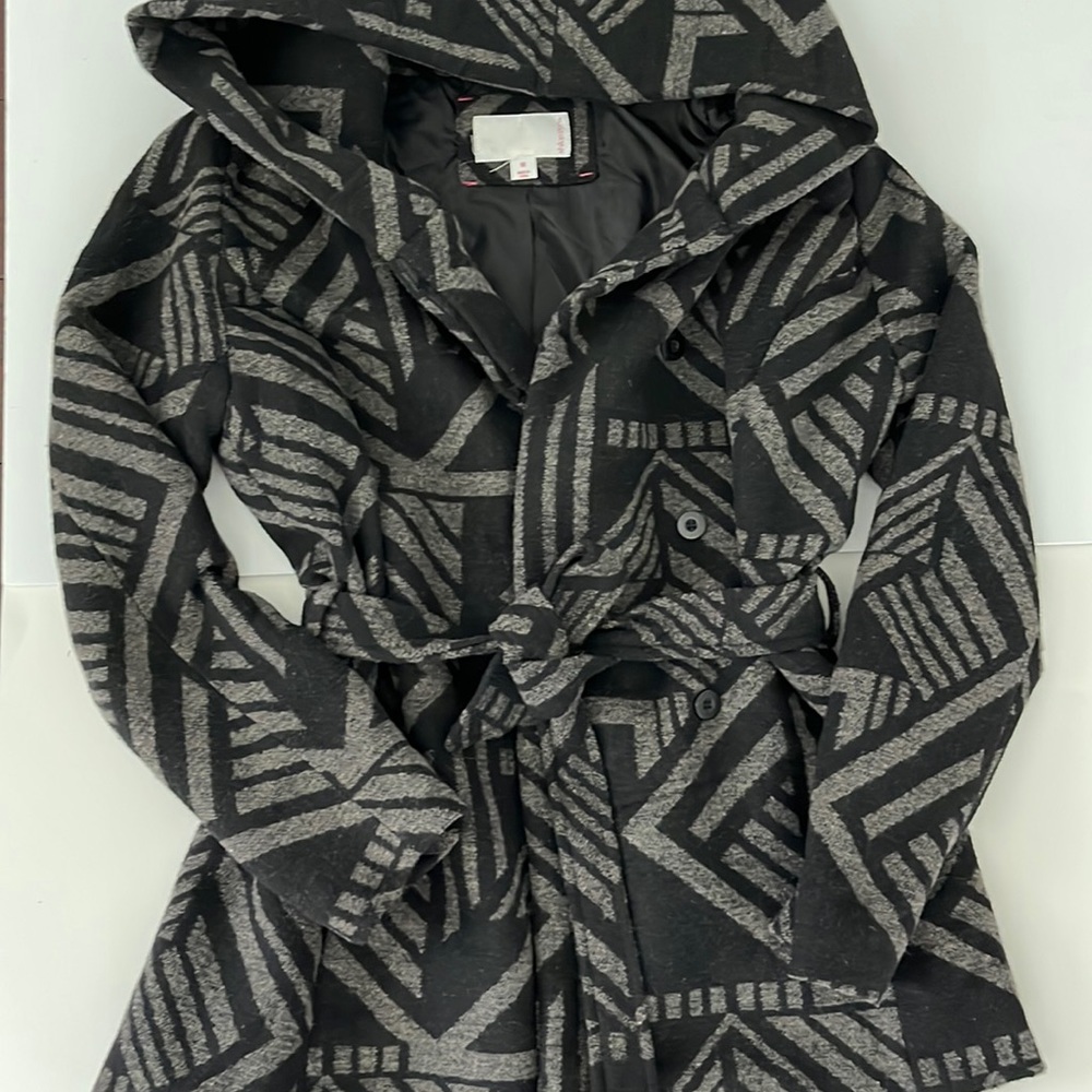 Xhileration Womens Fuax wool wrap jacket